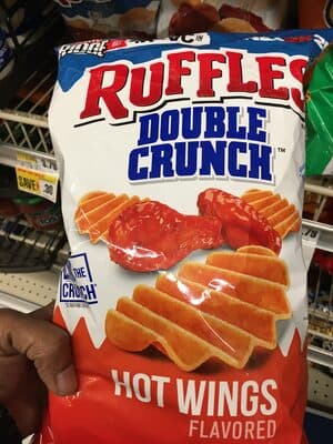 Hot Wings Flavored Potato Chips