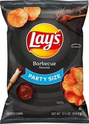 BARBECUE FLAVORED POTATO CHIPS, BARBECUE