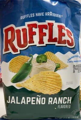 Jalapeno Ranch Flavored Potato Chips