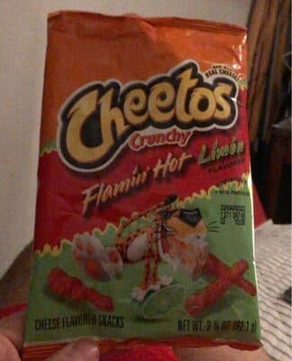 Flamin' Hot Limon Crunchy Cheese Flavored Snacks