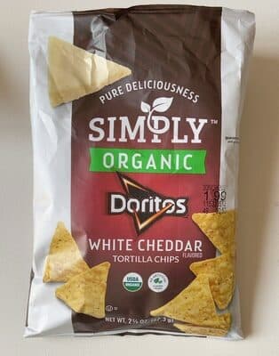 White Cheddar Flavored Organic Tortilla Chips
