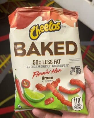 Baked flamin hot cheetos