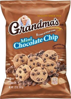 Mini Whole Grain Chocolate Chip Cookies