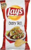 Crispy Taco Flavored Potato Chips