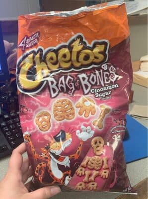 Cheetos Bag of Bones Cinnamon Sugar Flavored Snacks