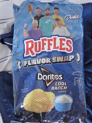 Ruffles Doritos Cool Ranch Flavored Potato Chips