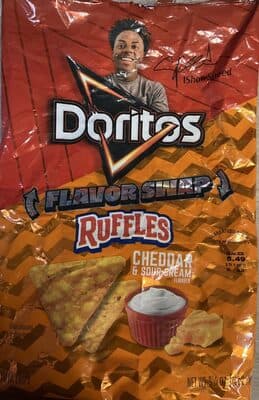 Ruffles Cheddar & Sour Cream Flavored