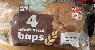 Wholemeal Baps