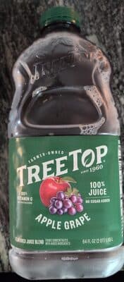 100% FRUIT JUICE, APPLE GRAPE