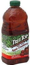 100% JUICE, APPLE CRANBERRY
