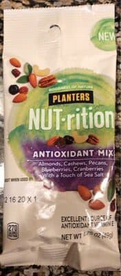 Antioxidant Almonds, Cashews, Pecans, Blueberries, Cranberries With a Touch of Sea Salt Mix