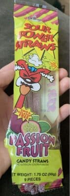Sour power straws