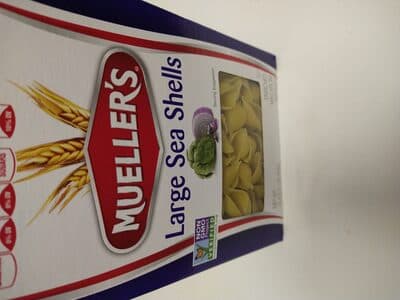 MUELLER'S, LARGE SEA SHELLS, ENRICHED MACARONI PRODUCT