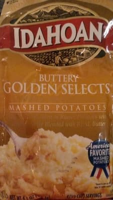Buttery Mashed Potatoes Made with Golden & Russet Potatoes with Skins Perfectly Blended with Real Butter