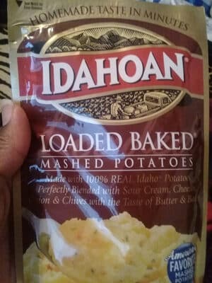 Loaded Baked Mashed Potatoes With Sour Cream, Cheeses, Onion & Chives With The Taste Of Butter & Bacon