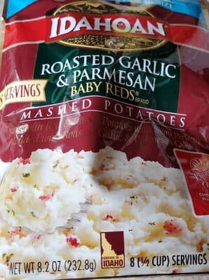 Baby Reds Roasted Garlic & Parmesan Mashed Potatoes Made With Red & Russet Potatoes With Skins