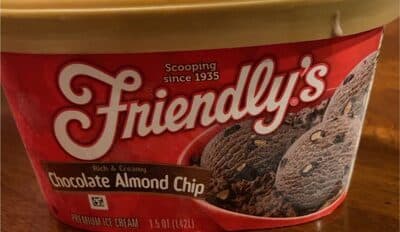 Chocolate Almond Chip Ice Cream