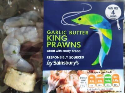 Garlic Butter King Prawns