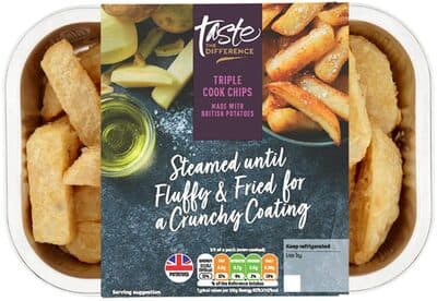 Triple cook chips