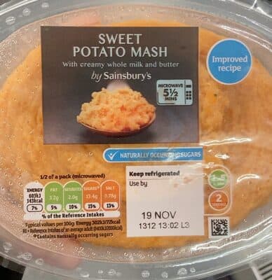 Sweet Potato Mash