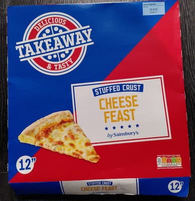 Stuffed Crust Cheese Feast Pizza
