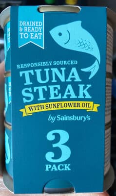 Tuna Steak with sunflower oil