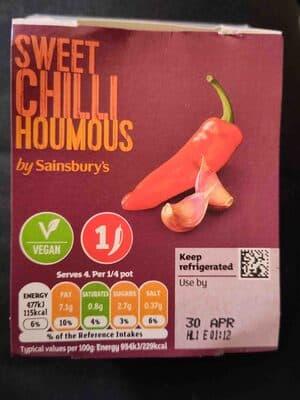 Sweet Chilli Houmous