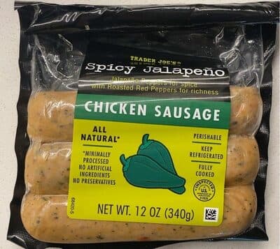 Spicy Jalapeño Chicken Sausage