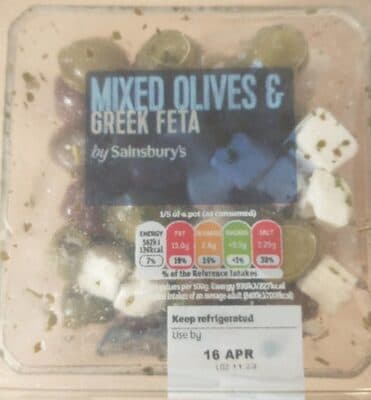 Mixed Olives & Greek Feta