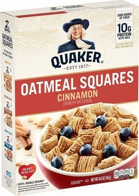Cinnamon Oatmeal Squares Crunchy Oat Cereal