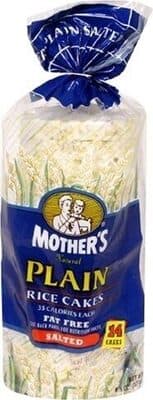 Salted Plain Whole Grain Brown Rice Cakes