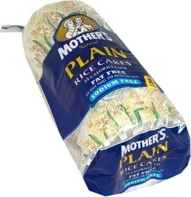 Sodium Free Plain Whole Grain Brown Rice Cakes