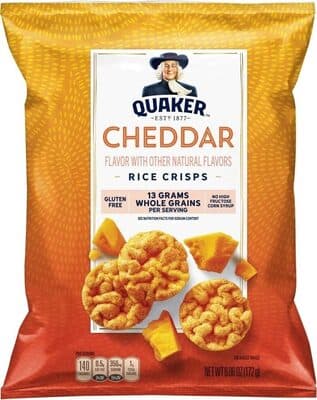 Quaker Cheddar Flavor Rice Crisps