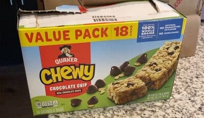 Chocolate Chip Granola Bars
