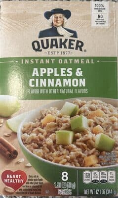 Apple cinnamon oatmeal