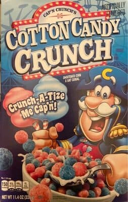 Cotton Candy Sweetened Corn & Oat Cereal