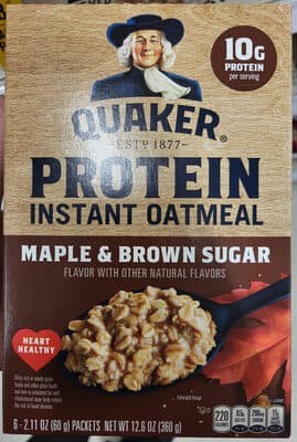 Maple & Brown Sugar Flavor Instant Oatmeal