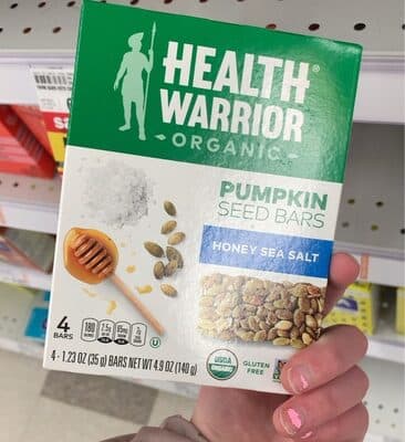 Honey Sea Salt Pumpkin Seed Bars