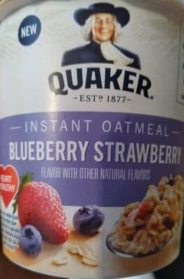 Blueberry Strawberry Flavor Instant Oatmeal
