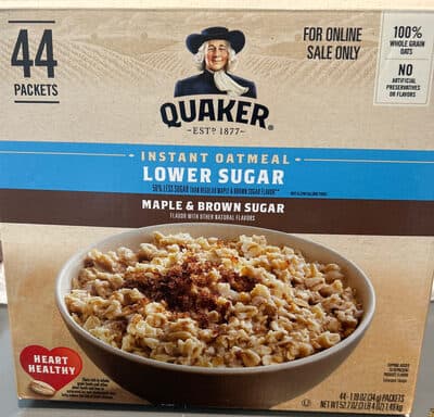Instant Oatmeal Lower Sugar Maple & Brown Sugar