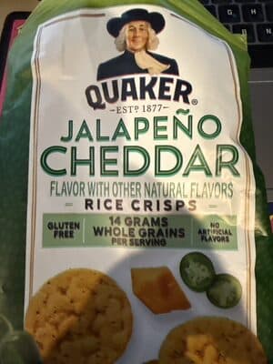 Jalapeño Cheddar Rice Crisps