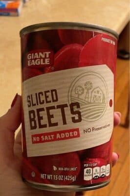 No Salt Added Sliced Beets