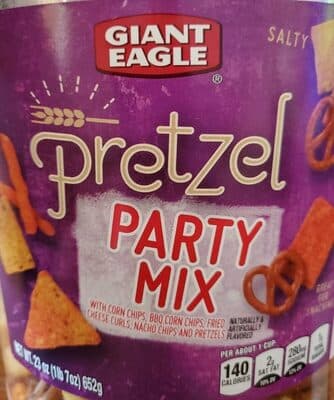 PARTY MIX, PRETZEL