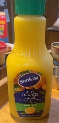 100% Orange Juice With Pulp
