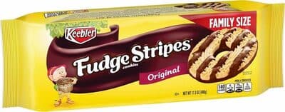 Fudge Stripes Fudge Covered Cookies