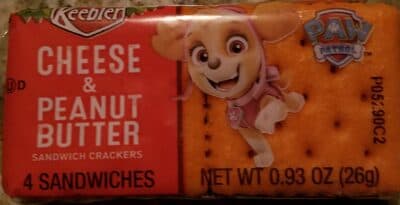 Cheese & Peanut Butter Sandwich Crackers