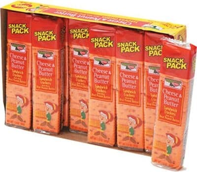 Cheese & Peanut Butter Sandwich Crackers