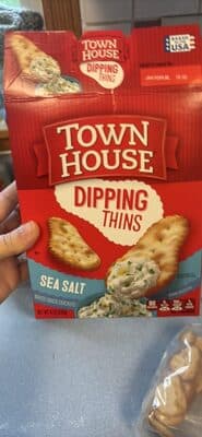 Town House Dipping Thins Sea Salt Baked Snack Crackers