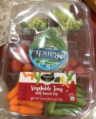 Vegetable Tray with Ranch Dip