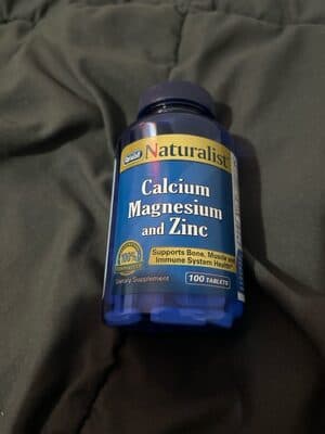 calcium magnesium and zinc tabs